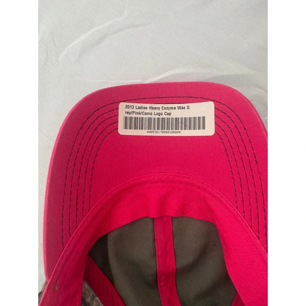 NWTF National Wild Turkey Federation Womens Camo Grey Pink Baseball Cap Hat